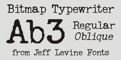 Bitmap Typewriter JNL