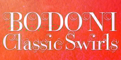 Bodoni Classic Swirls