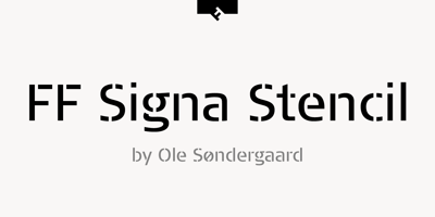 FF Signa Stencil