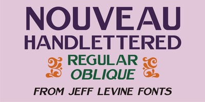 Nouveau Handlettered JNL