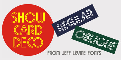 Show Card Deco JNL