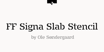 FF Signa Slab Stencil