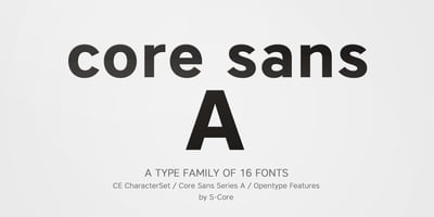 Core Sans A