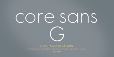 Core Sans G