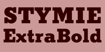 Stymie Extra Bold