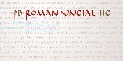 PB Roman Uncial IIc