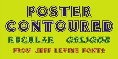 Poster Contoured JNL