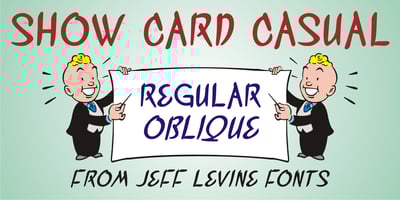 Show Card Casual JNL