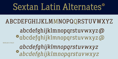Sextan Cyrillic