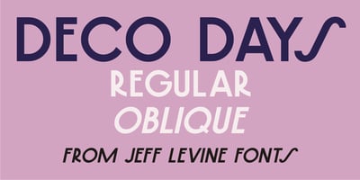 Deco Days JNL