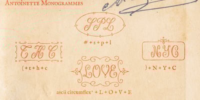 Antoinette Monogrammes
