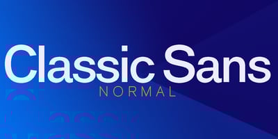 Classic Sans