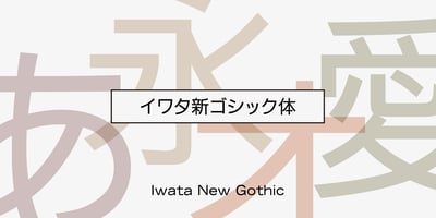 Iwata New Gothic Pro
