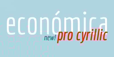 Economica Cyrillic PRO