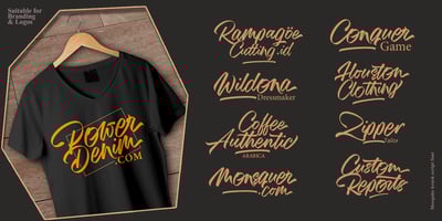 Mansions Brush Script