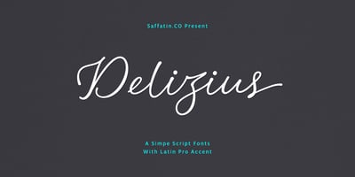 Delizius Script Latin Pro
