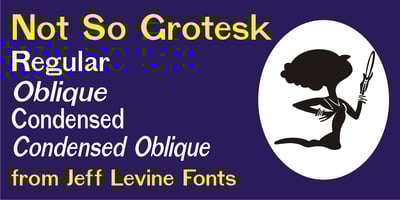 Not So Grotesk JNL