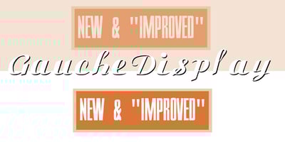 Gauche Display