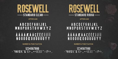 Rosewell Font Collection