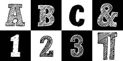 Hand Scribble Sketch Rock