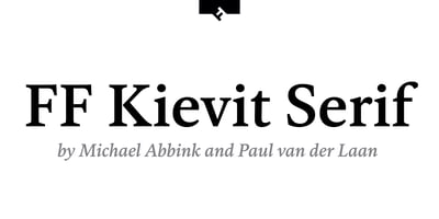 FF Kievit Serif