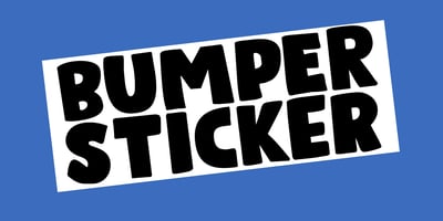 Bumper Sticker
