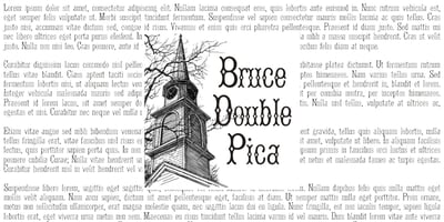 Bruce Double Pica
