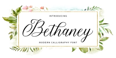 Bethaney Script