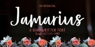 Jamarius Script Font Trio