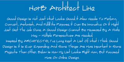 NorB ARCHITECT LINE