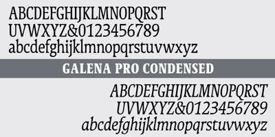 Galena Pro Condensed