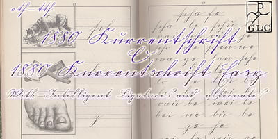 1880 Kurrentshrift