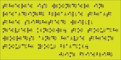 Braille Alpha