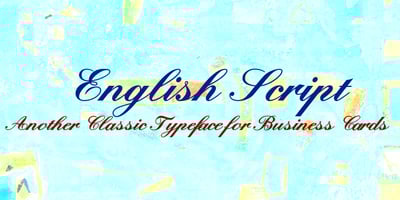 English Script