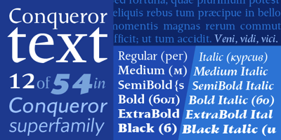 Conqueror Text
