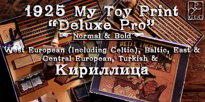 1925 My Toy Print Deluxe Pro