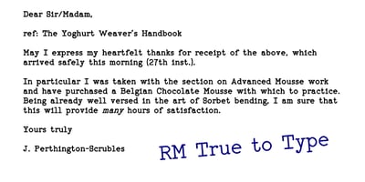 RM True To Type