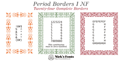 Period Borders NF