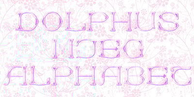 Dolphus-Mieg Alphabet