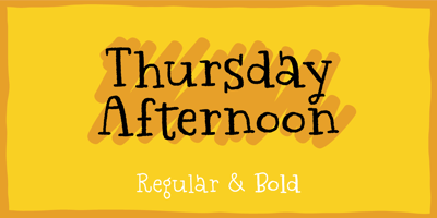 Thursday Afternoon