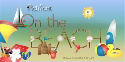 PictiFont Symbols –  On The Beach
