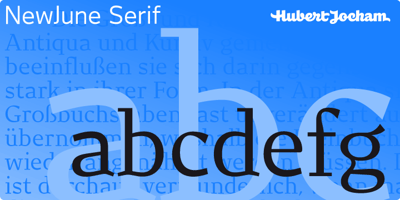NewJune Serif