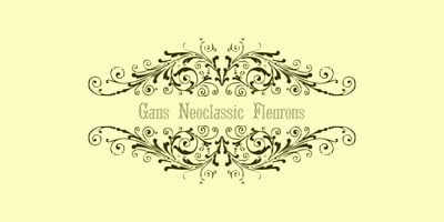 Gans Neoclassic Fleurons