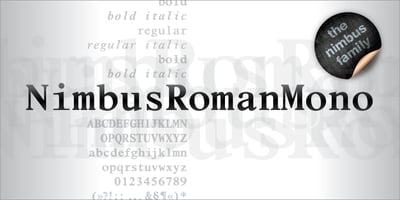 Nimbus Roman Mono