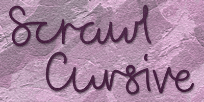 Scrawl Cursive
