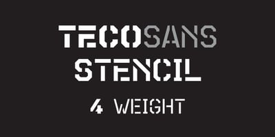 TecoSans Stencil