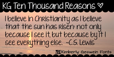 KG Ten Thousand Reasons