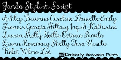 Janda Stylish Script