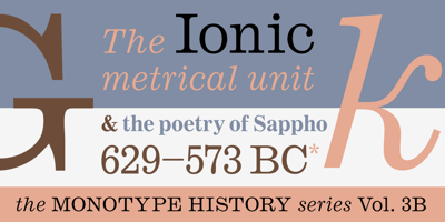 Monotype Ionic