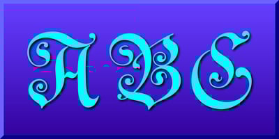 Gothic Initials One